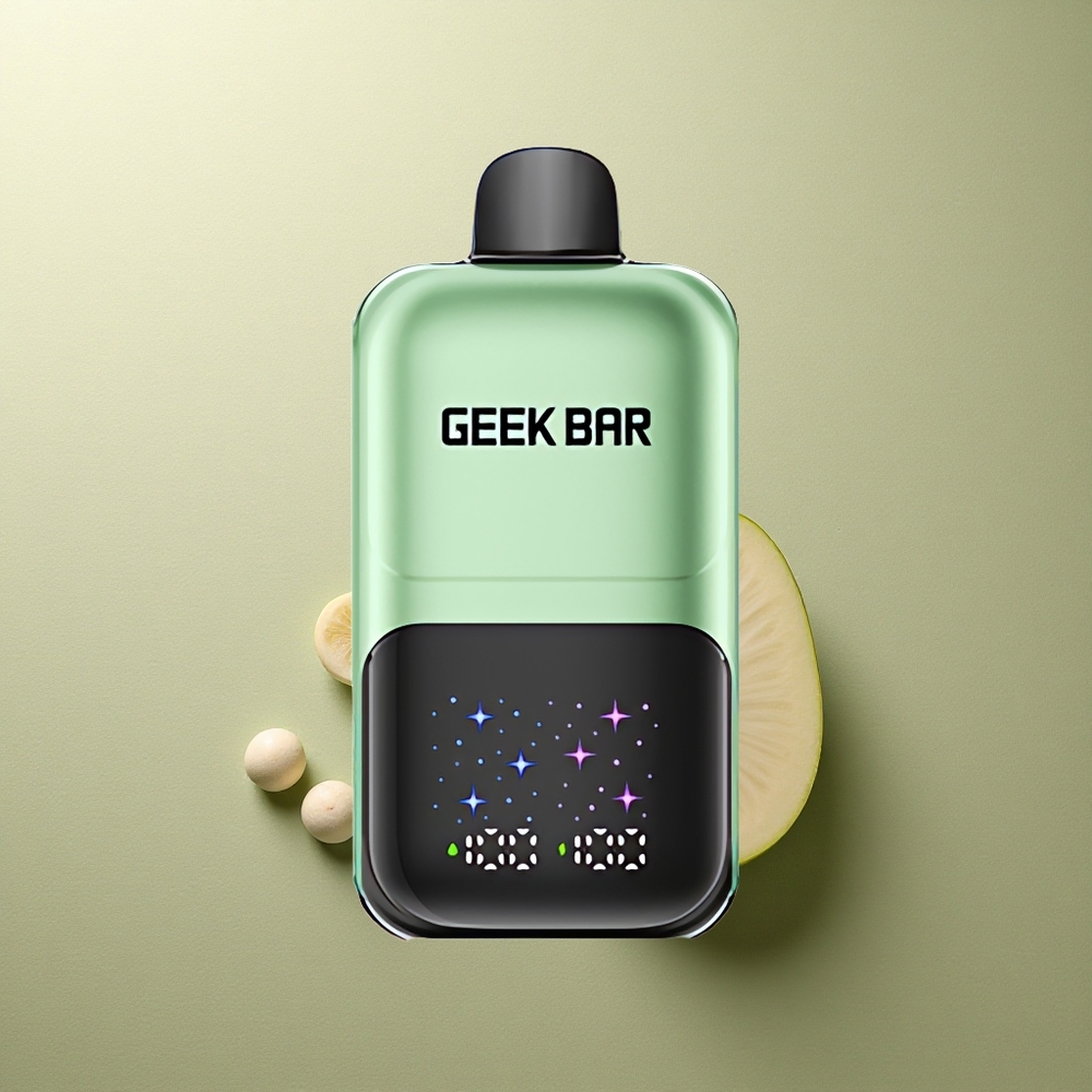 GEEK BAR 2GO 20ml 50000 Puffs Caramelo Ácido  Frutas Ácidas con Pantalla Interactiva y Sabores Ajustables