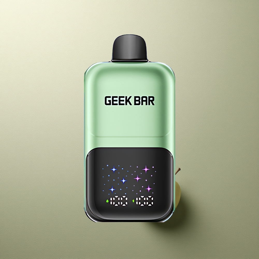 GEEK BAR 2GO 20ml 50000 Puffs Manzana Doble AB con Pantalla Interactiva y Tanques Duales