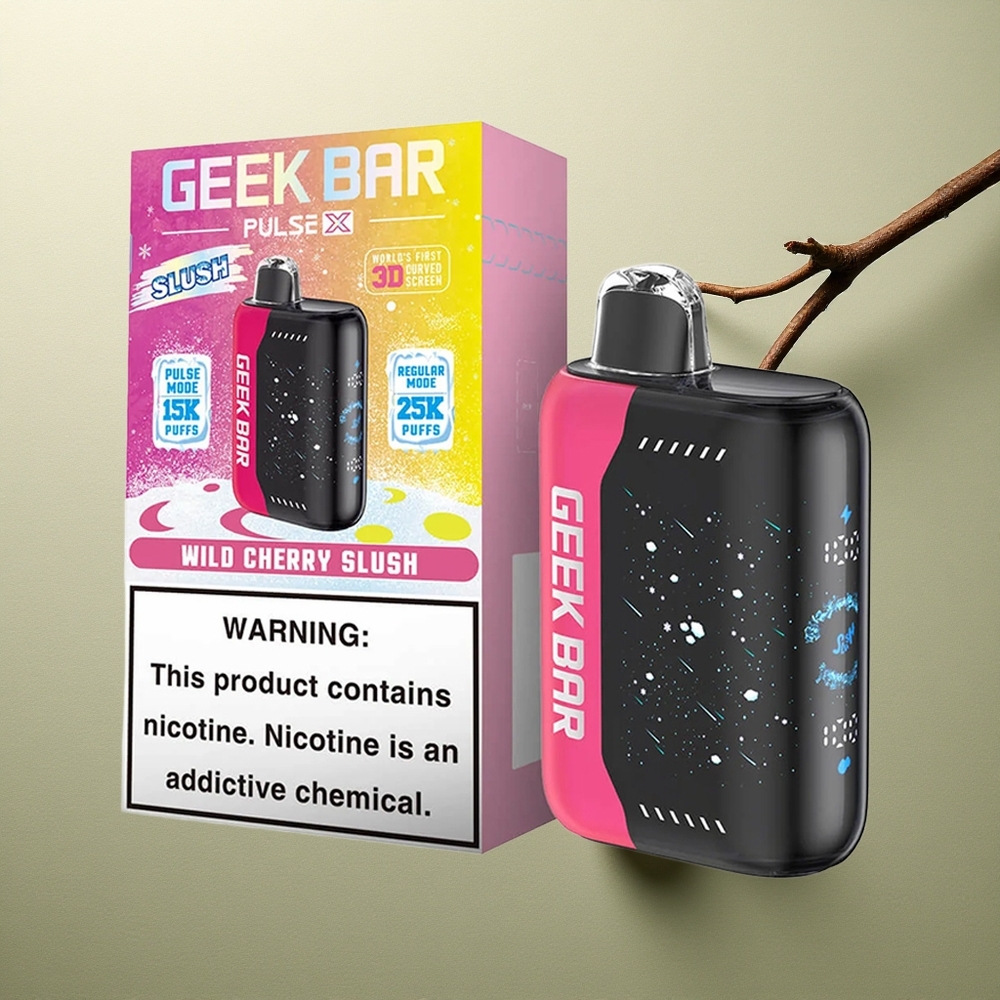 GEEK BAR Pulse X 25000 Puffs Pantalla Curva 3D y Carga USB Tipo-C
