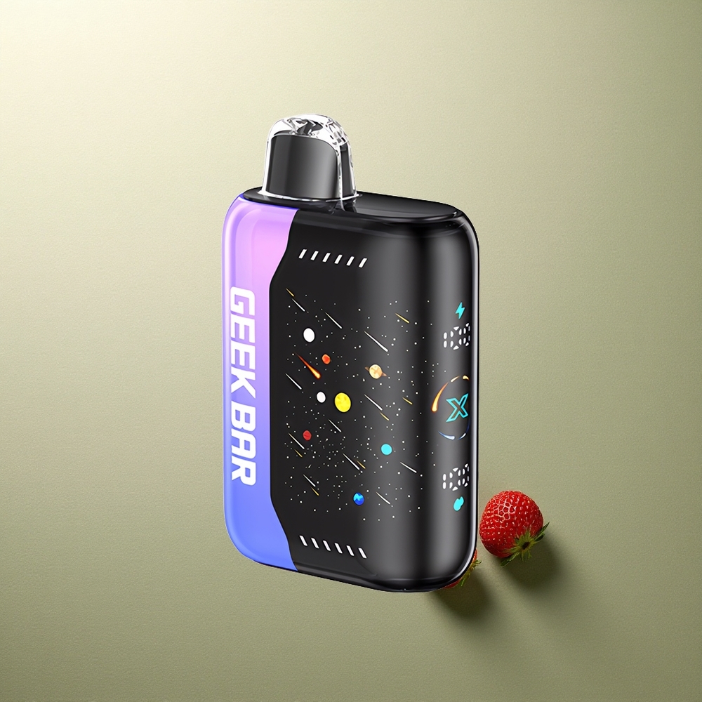 GEEK BAR Pulse X 42K Puffs Meteor Edition Fresa Kiwi Hielo con Dual Mesh y Ajuste de Aire