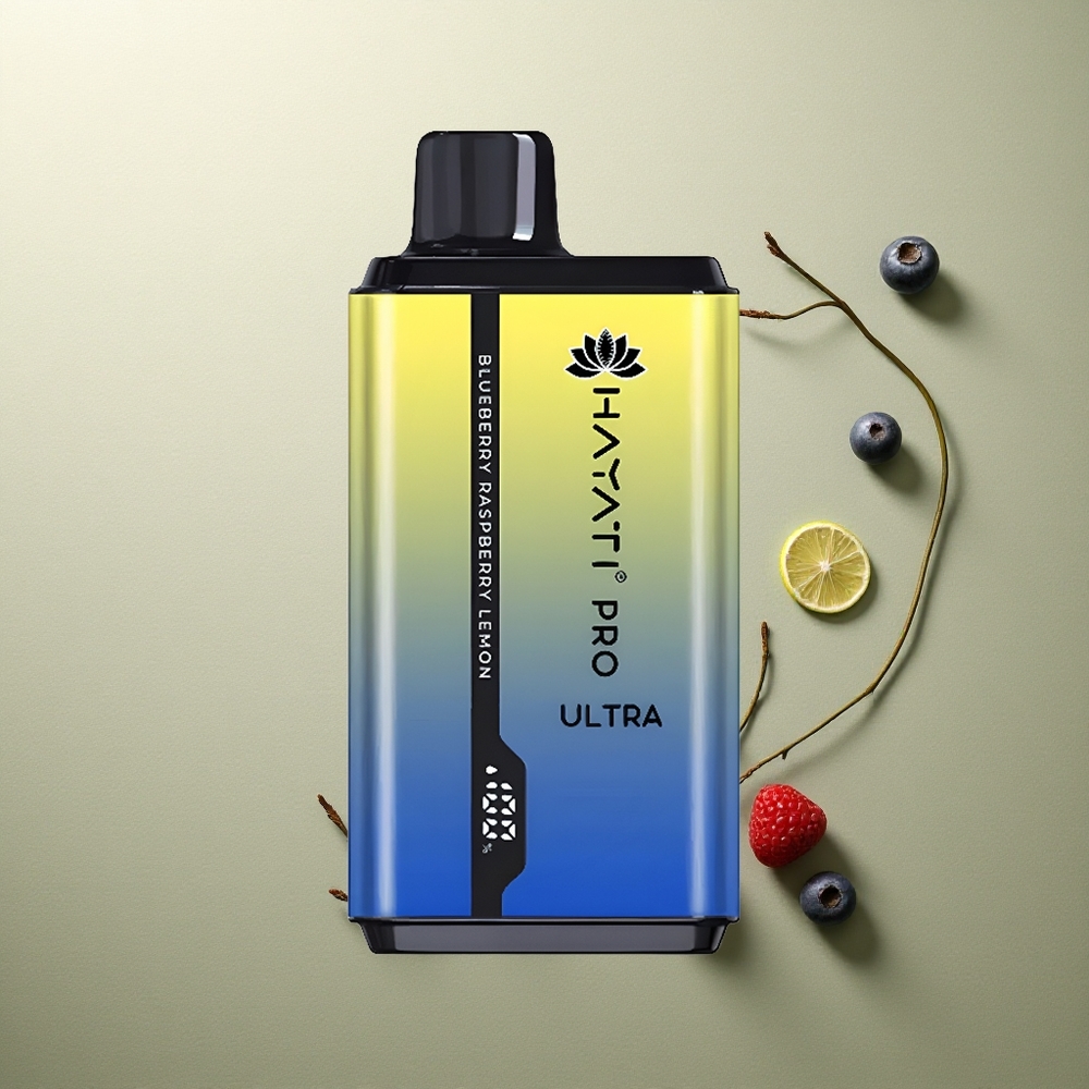 Hayati Pro Ultra 15000 Puffs Arándano Frambuesa Limón 850mAh 24ml