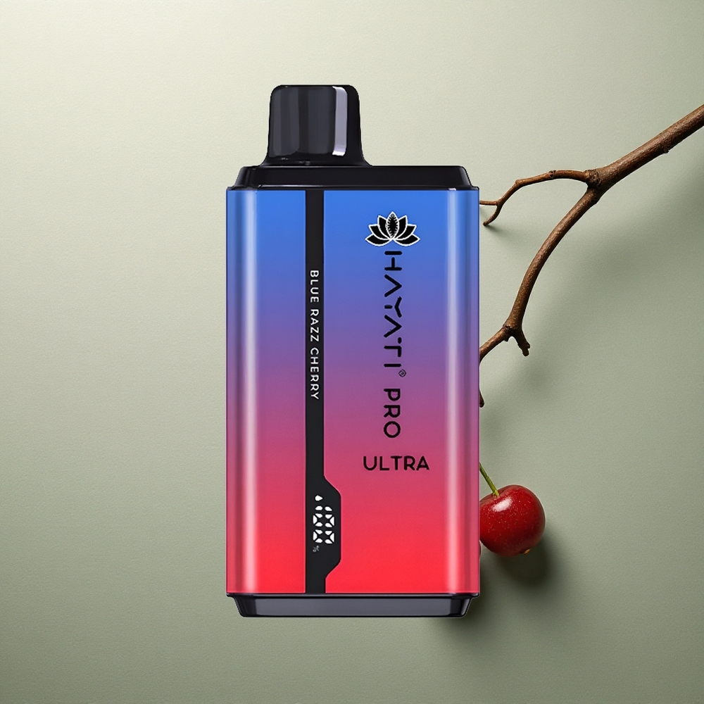 Hayati Pro Ultra 15000 Puffs Cereza Frambuesa Azul 850mAh 24ml 2