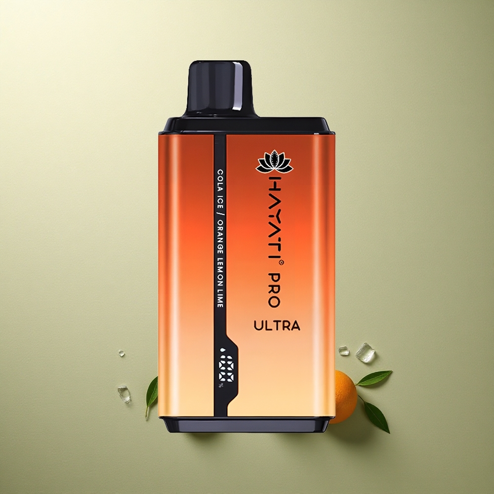 Hayati Pro Ultra 15000 Puffs Cola Naranja Limón Lima 15000 Puffs 2 12ml 2