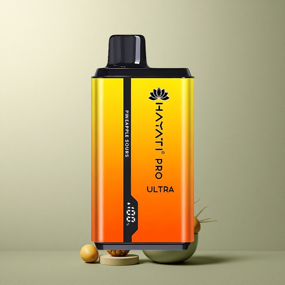 Hayati Pro Ultra 15000 Puffs Dulces Ácidos de Piña 850mAh 24ml
