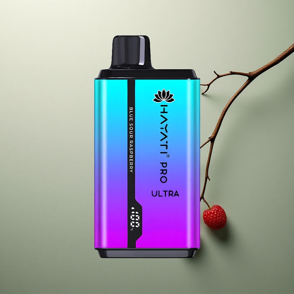 Hayati Pro Ultra 15000 Puffs Frambuesa Azul Agria 850mAh 24ml