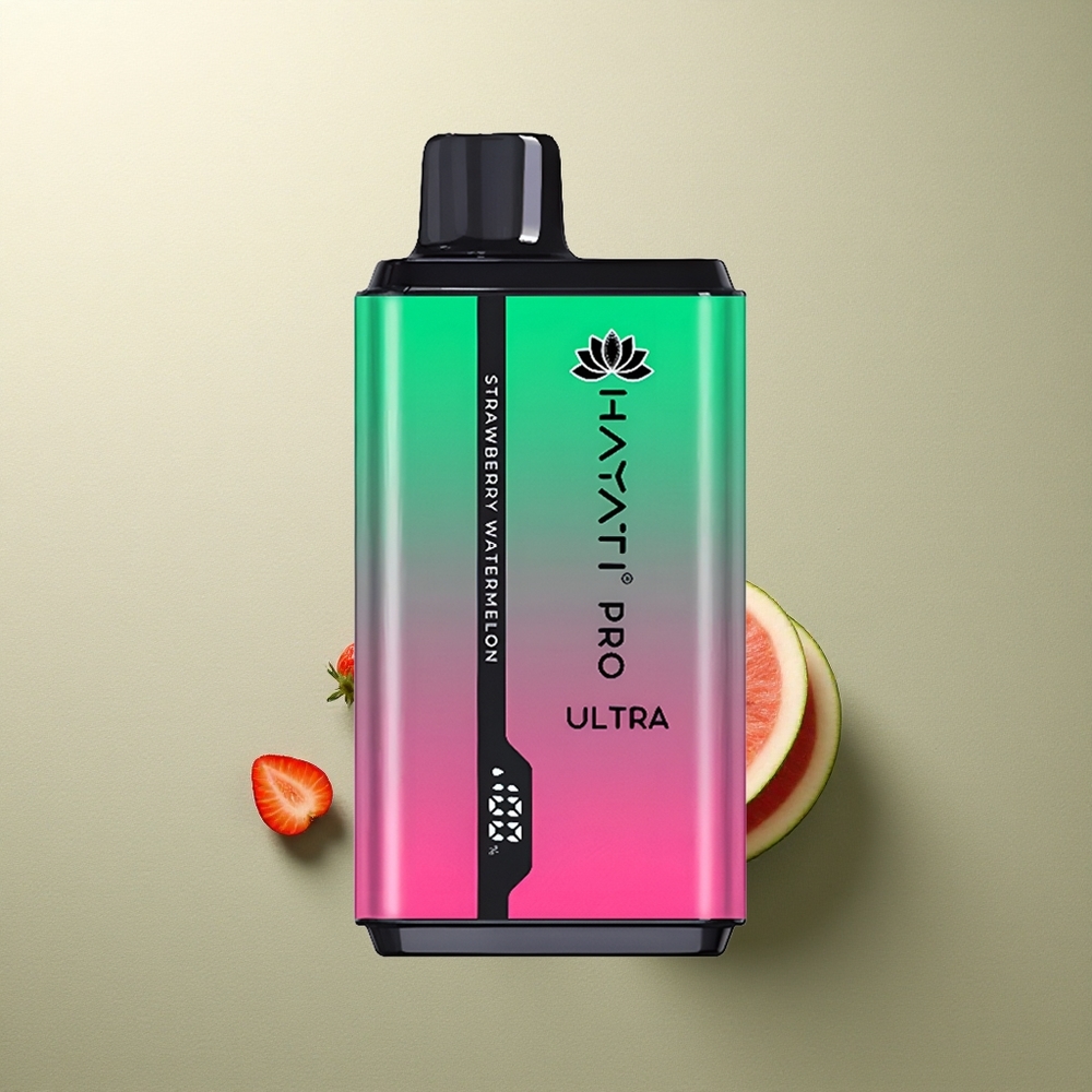 Hayati Pro Ultra 15000 Puffs Fresa Sandía 850mAh 24ml 2