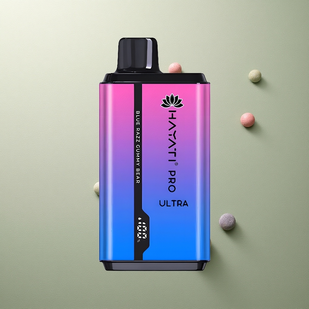 Hayati Pro Ultra 15000 Puffs Osito de Gominola Azul Frambuesa 850mAh 24ml
