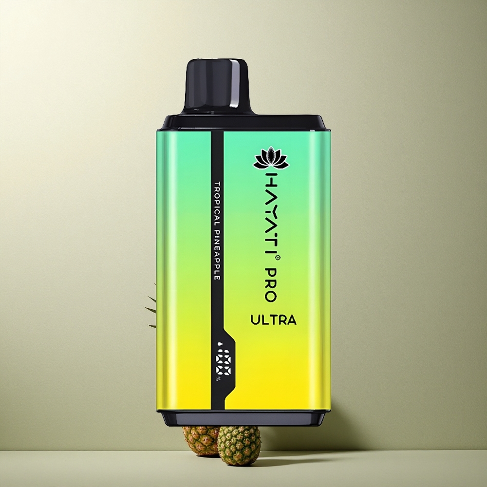 Hayati Pro Ultra 15000 Puffs Piña Tropical con 2 de Nicotina y 850mAh