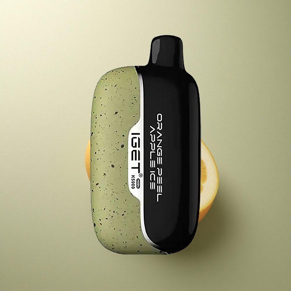 IGET Moon K5000 Puffs Cáscara de Naranja Manzana Helada 815g Mesh 135 Ohm