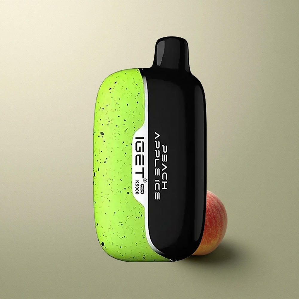 IGET Moon K5000 Puffs Melocotón Manzana 5000 Puffs 135 Ohm Mesh