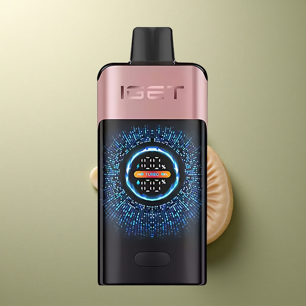 IGET ONE 12000 Puffs Chupa Chups Fresa Dual Mesh Pantalla Curva Grande