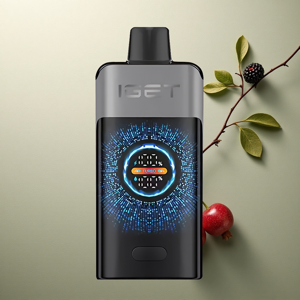 IGET ONE 12000 Puffs Mora Cereza Granada Turbo Dual Mesh Pantalla Curva Grande