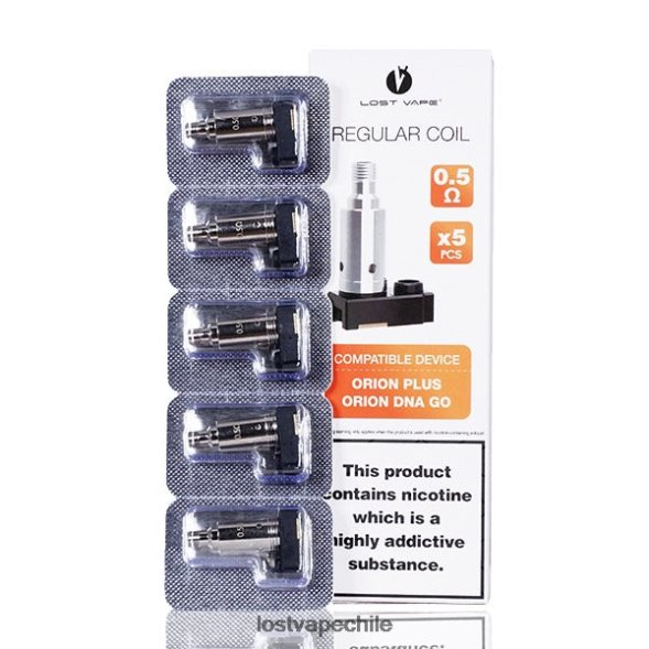 Lost Vape Orion más bobinas de reemplazo de ADN (paquete de 5) 025 ohmios - Lost Vape pods near me 6FVF36