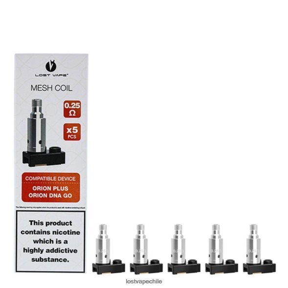 Lost Vape Orion más bobinas de reemplazo de ADN (paquete de 5) 05 ohmios - Lost Vape pods near me 6FVF326