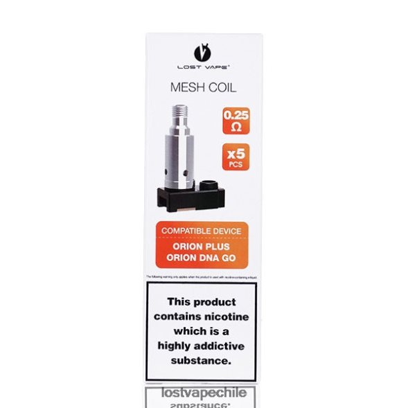 Lost Vape Orion más bobinas de reemplazo de ADN (paquete de 5) 05 ohmios - Lost Vape pods near me 6FVF326