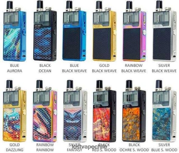 Lost Vape Quest kit completo del dispositivo orion q pod acero inoxidable/madera de riachuelo - Lost Vape Chile 6FVF481