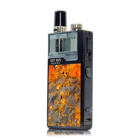 Lost Vape Quest kit completo del dispositivo orion q pod madera de puñal negro/ocre - Lost Vape near me Chile 6FVF475