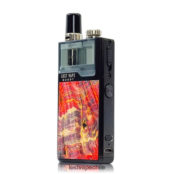 Lost Vape Quest kit completo del dispositivo orion q pod madera negra/roja - Lost Vape disposable 6FVF474