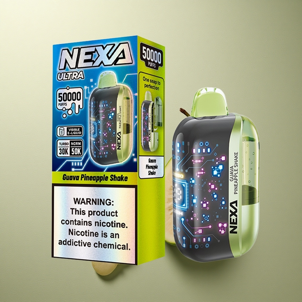NEXA Ultra 50000 Puffs Batido de Guayaba y Piña con 20ml y Pantalla 3D