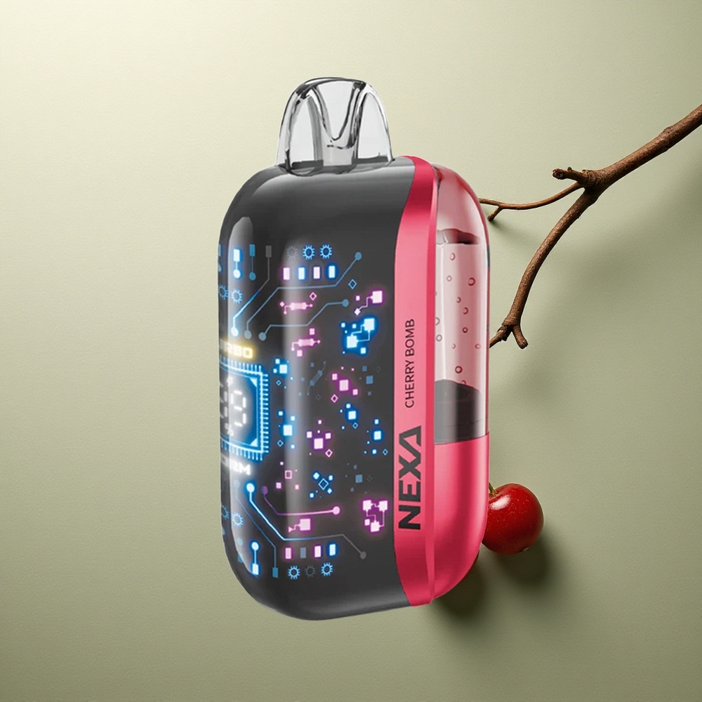 NEXA Ultra 50000 Puffs Cherry Bomp 20ml Pantalla Curva 3D