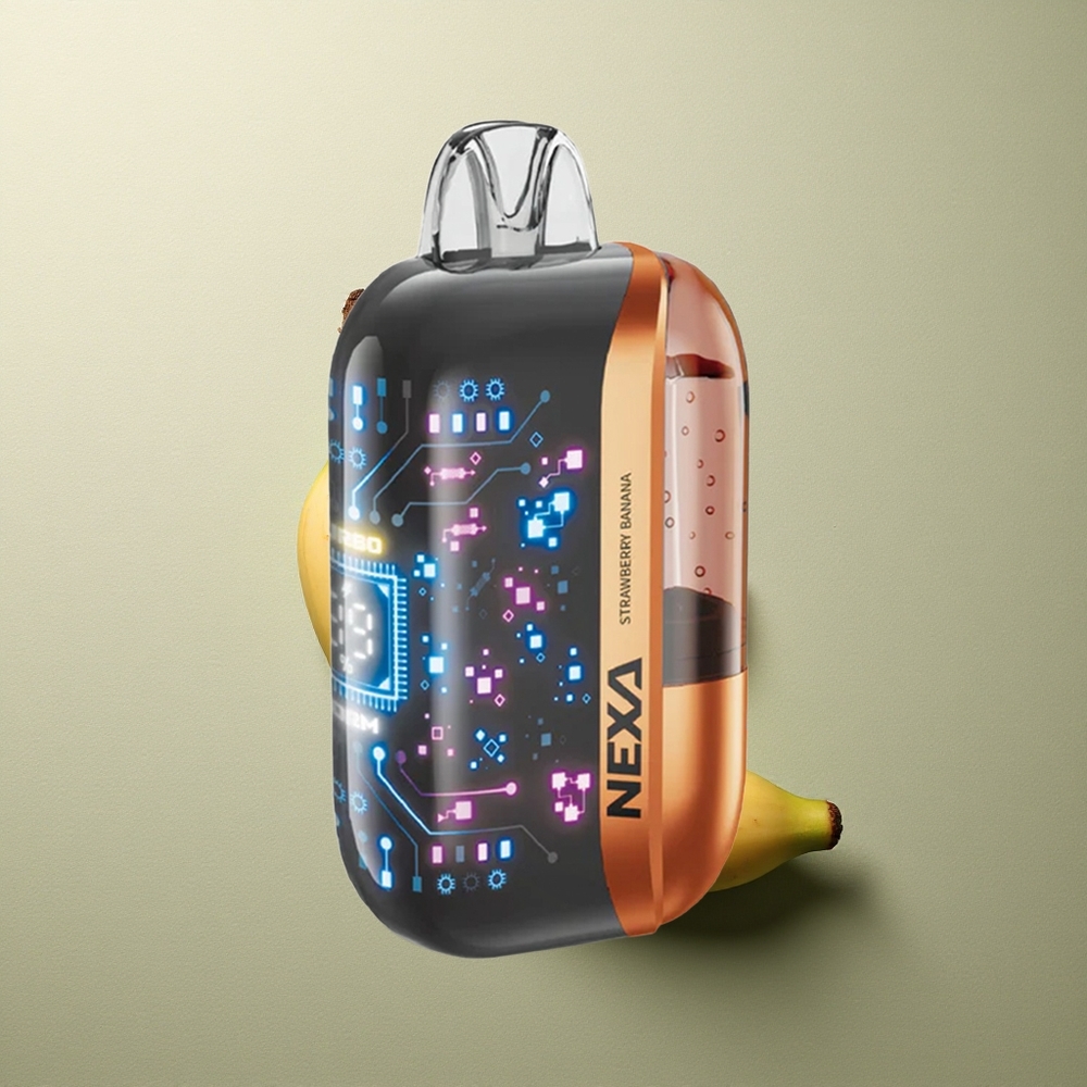 NEXA Ultra 50000 Puffs Fresa Plátano 20ml 5 Dual Mesh