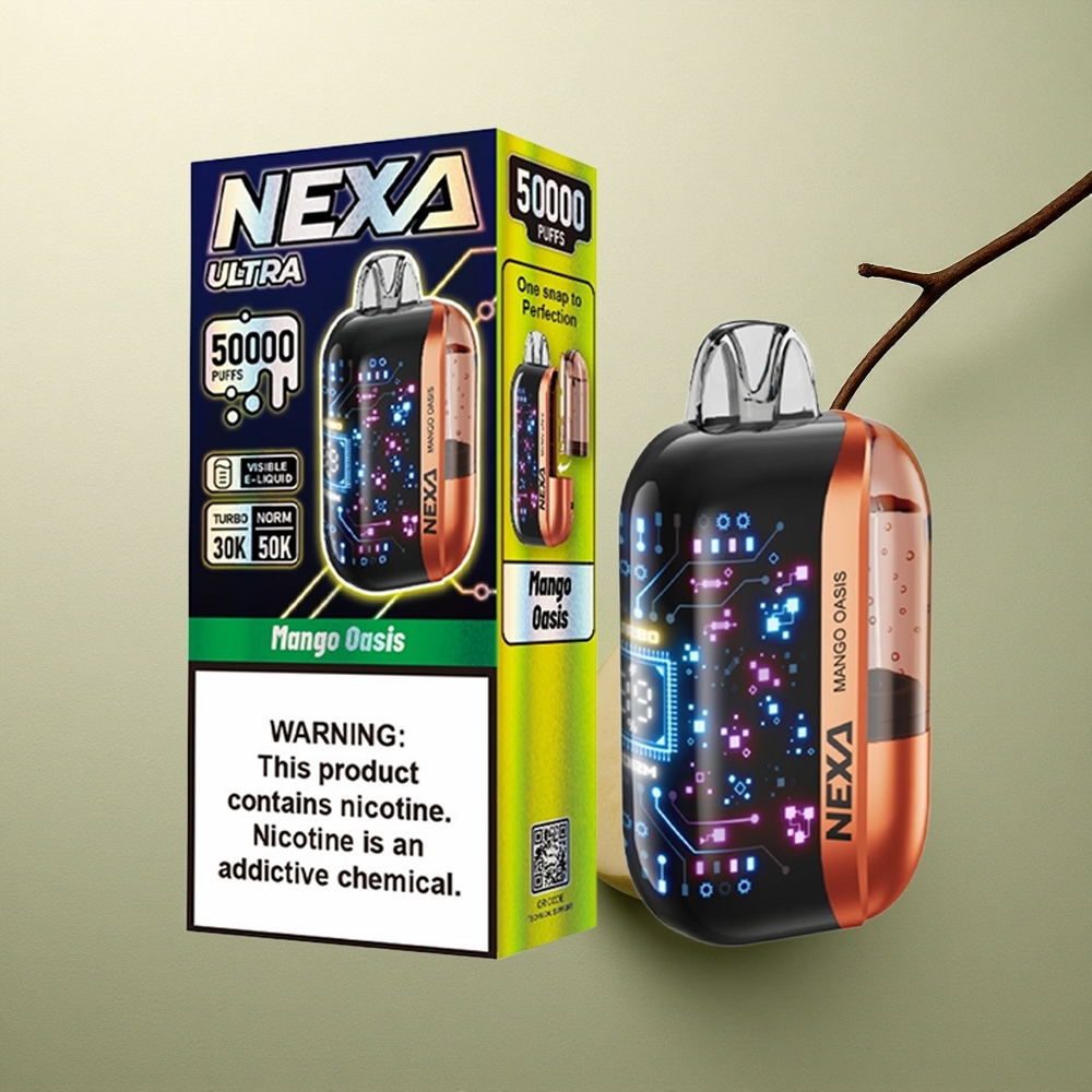 NEXA Ultra 50000 Puffs Oasis de Mango Doble Malla 20ml 5