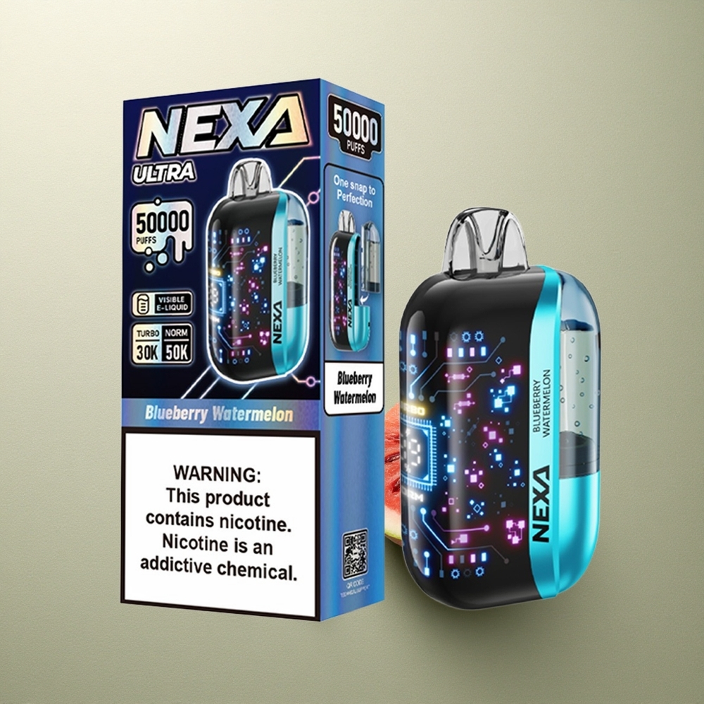 NEXA Ultra 50000 Puffs Sandía Arándano 20ml Pantalla 3D