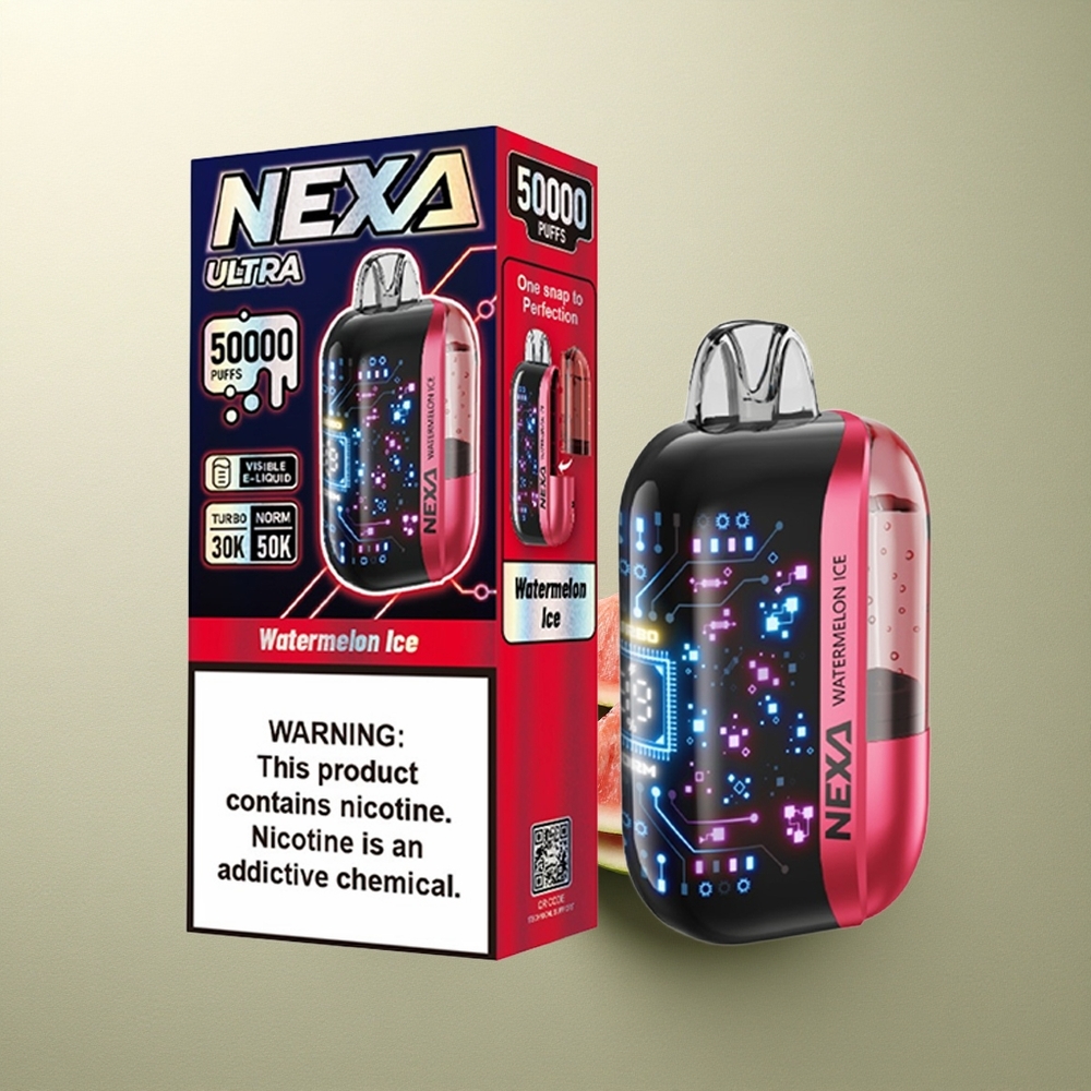 NEXA Ultra 50000 Puffs Sandía Hielo 20ml Pantalla 3D 5