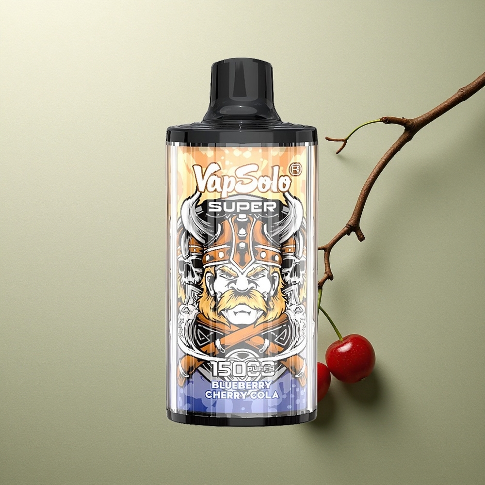 Vapsolo Super 15000 Puffs Cherry Cola 850mah Tipo-C