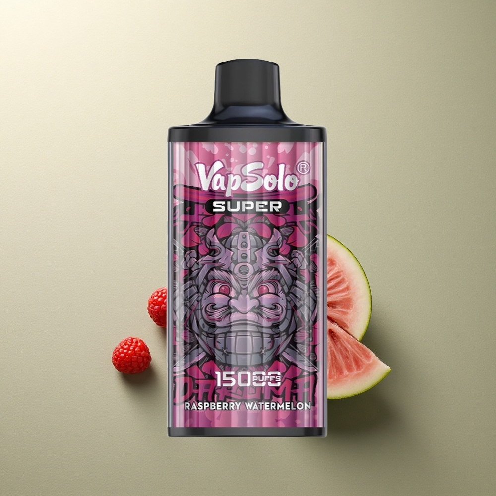 Vapsolo Super 15000 Puffs Frambuesa Sandía 40ml Tipo-C
