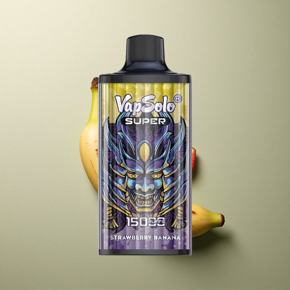 Vapsolo Super 15000 Puffs Fresa Plátano 40ml 850mah