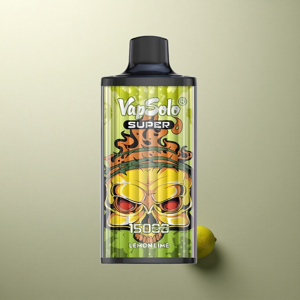 Vapsolo Super 15000 Puffs Lima Limón 40ml 850mAh Tipo-C