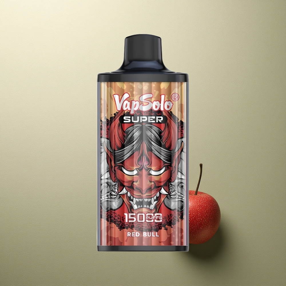 Vapsolo Super 15000 Puffs Toro Rojo 40ml 850mah Tipo-C
