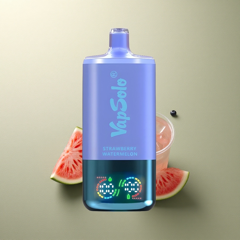 Vapsolo Triple 30000 Puffs Fresa Sandía  Arándano Hielo con 40ml y Tipo-C