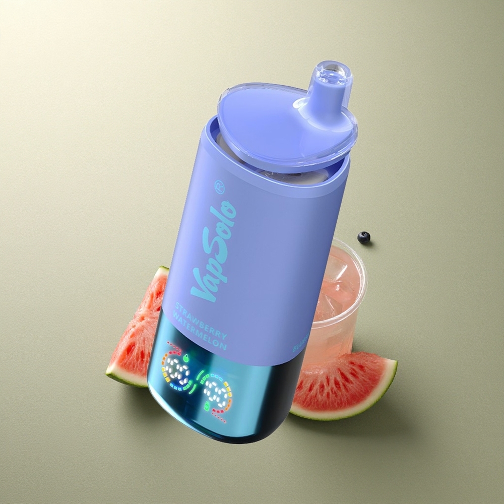 Vapsolo Triple 30000 Puffs Fresa Sandía  Arándano Hielo con 40ml y Tipo-C