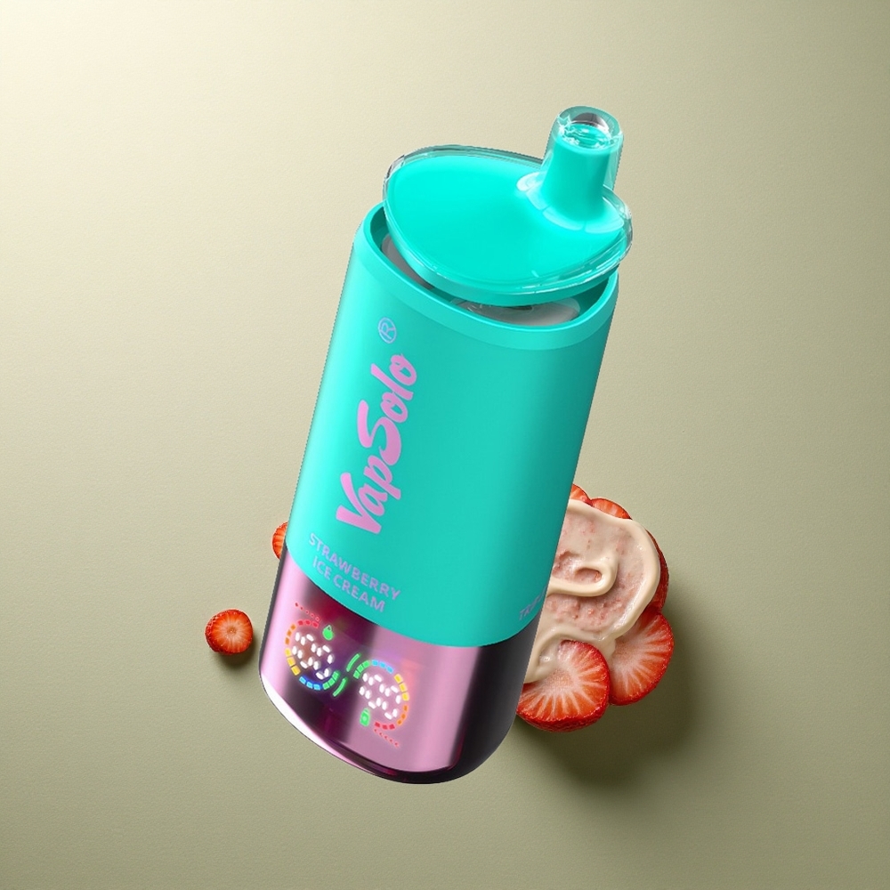 Vapsolo Triple 30000 Puffs Helado de Fresa 30000 Puffs 40ml Tipo-C