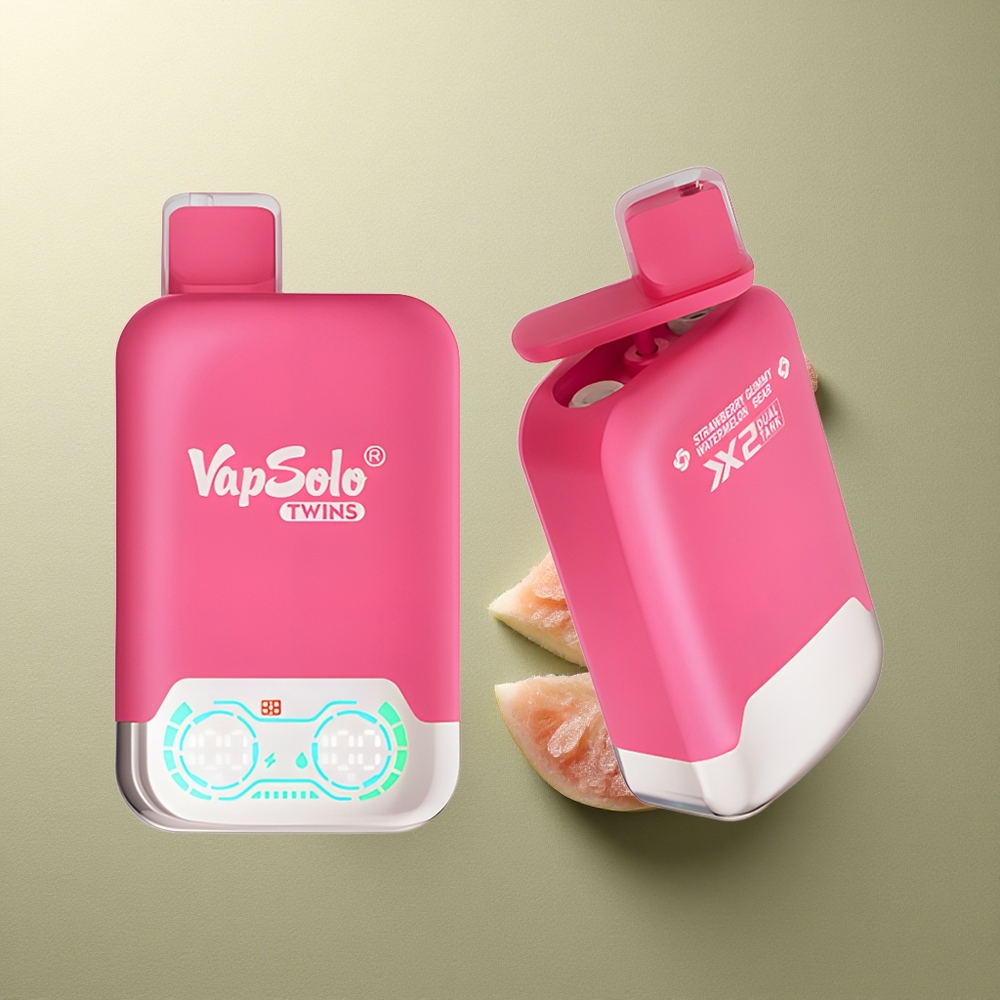 Vapsolo Twins 20000 Puffs Fresa Sandía  Osito de Goma - 20000 Puffs - 40 ml - Tipo-C