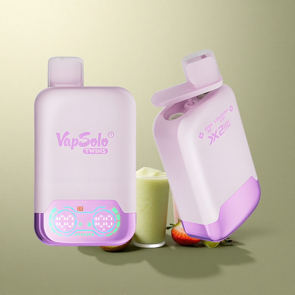 Vapsolo Twins 20000 Puffs Helado de Uva  Kiwi Fresa 40ml 20mg