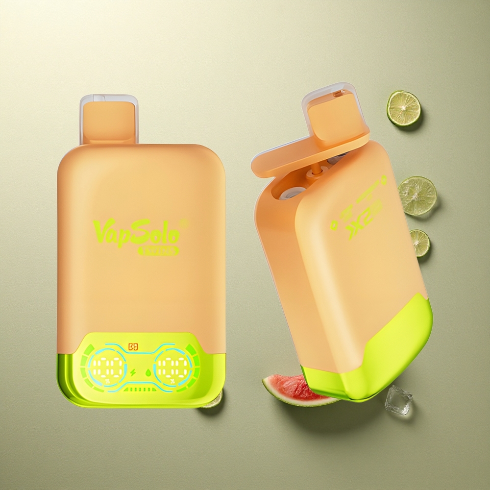 Vapsolo Twins 20000 Puffs Limón Lima  Sandía Helada con 40 ml y 20000 Caladas