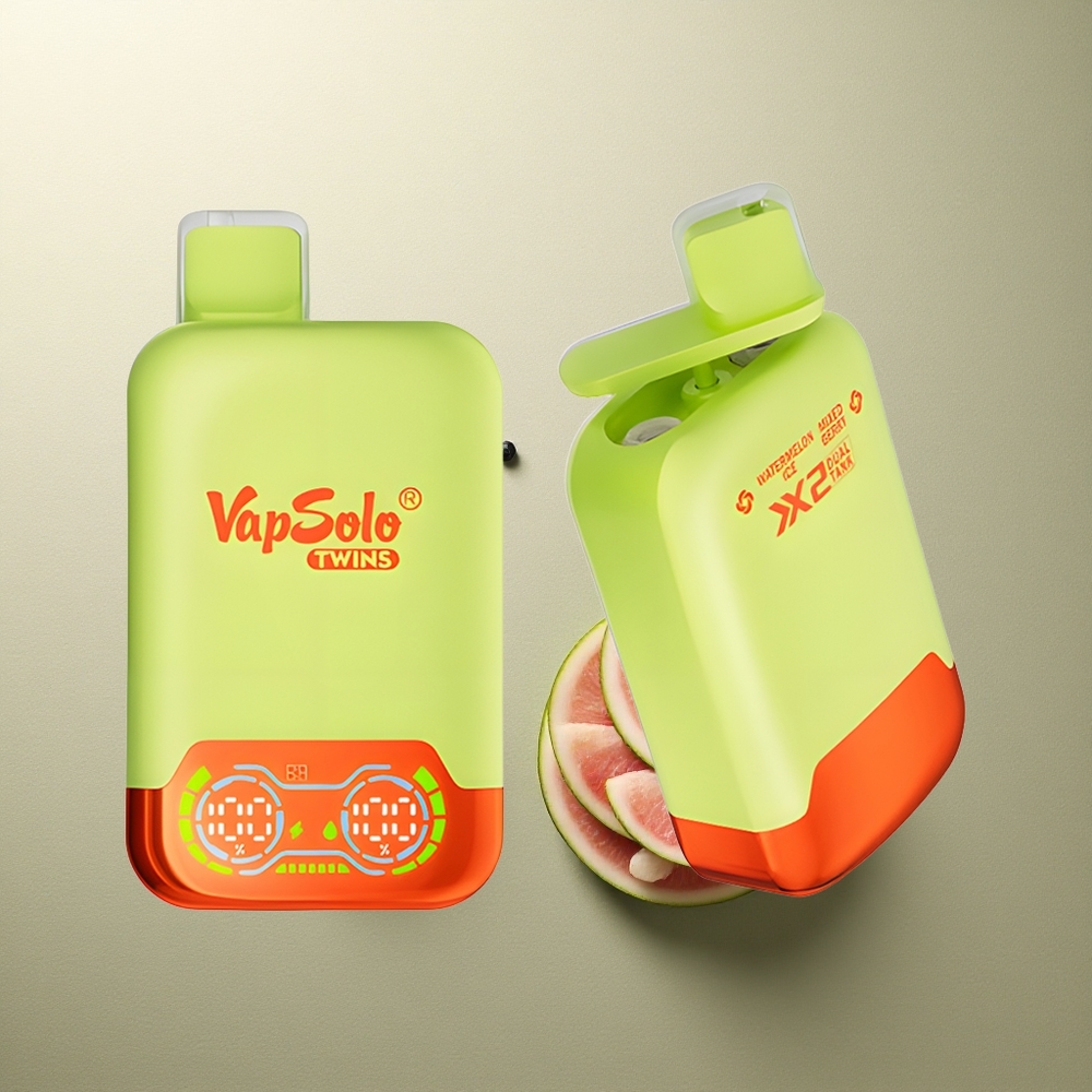 Vapsolo Twins 20000 Puffs Sandía  Frutos del Bosque 40ml Tipo-C