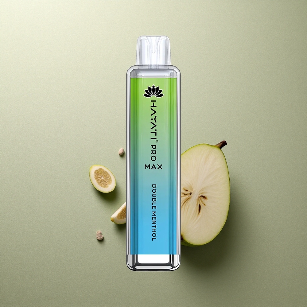 Hayati Pro Max 4000 Puffs Doble Mentol Recargable 2ml TPD