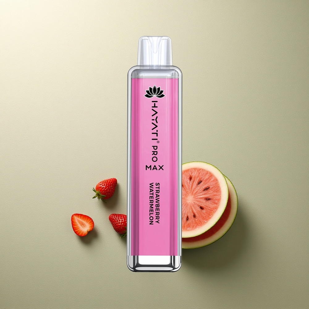 Hayati Pro Max 4000 Puffs Fresa Sandía Dual Mesh 1400mAh Recargable