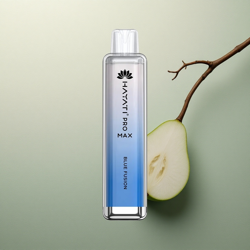 Hayati Pro Max 4000 Puffs Fusión Azul Recargable LED Dual Mesh
