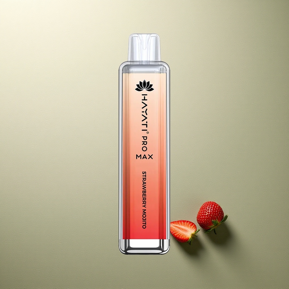 Hayati Pro Max 4000 Puffs Fresa Mojito Recargable 2ml 5 Nicotina
