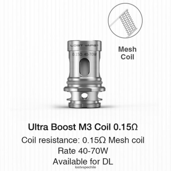 Lost Vape Ultra bobinas de impulso (paquete de 5) m3 v2 0,15 ohmios - Lost Vape price Chile 6FVF348