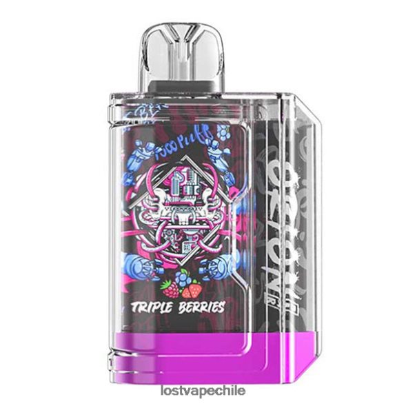 Lost Vape Orion barra desechable | 7500 bocanadas | 18ml | 50 mg bayas triples - Lost Vape near me Chile 6FVF65