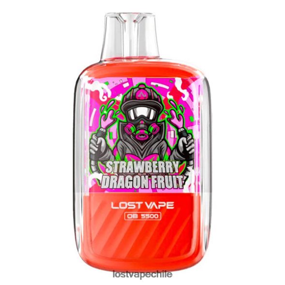 Lost Vape Orion ob5500 5500 inhalaciones 14ml 50mg desechables fruta del dragón de fresa - Lost Vape pods near me 6FVF106
