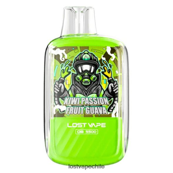 Lost Vape Orion ob5500 5500 inhalaciones 14ml 50mg desechables kiwi maracuyá guayaba - Lost Vape review Chile 6FVF103