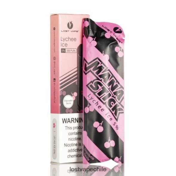 Lost Vape Mana palo desechable | 300 bocanadas | 1,2 ml hielo de lichi 5% - Lost Vape Santiago 6FVF522