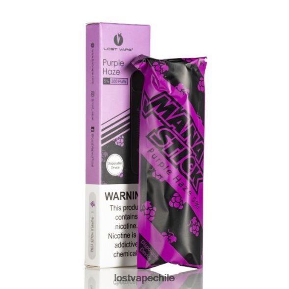 Lost Vape Mana palo desechable | 300 bocanadas | 1,2 ml neblina púrpura 5% - Lost Vape customer service 6FVF527